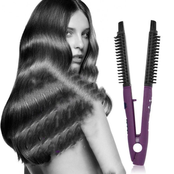 Hair Straightener And Curler Style