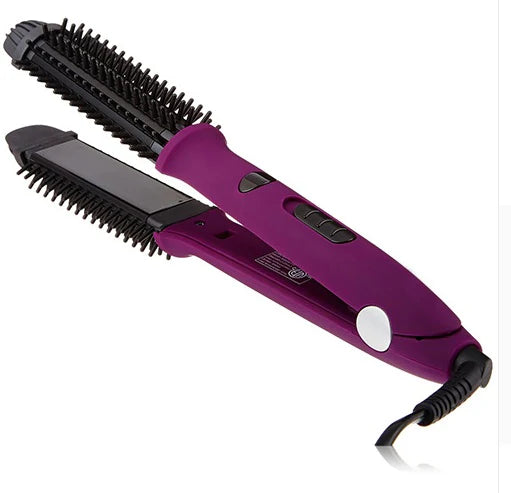 Hair Straightener And Curler Style
