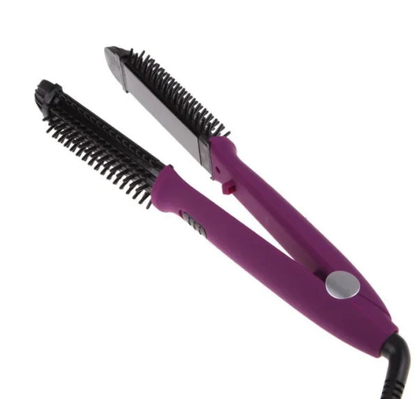 Hair Straightener And Curler Style