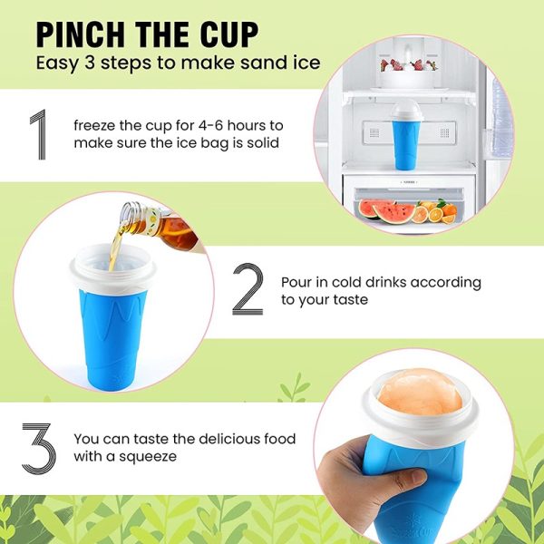 Slushy Cup | Slush Maker | Instant Ice Maker Cup