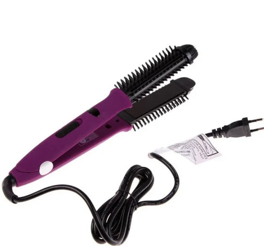 Hair Straightener And Curler Style