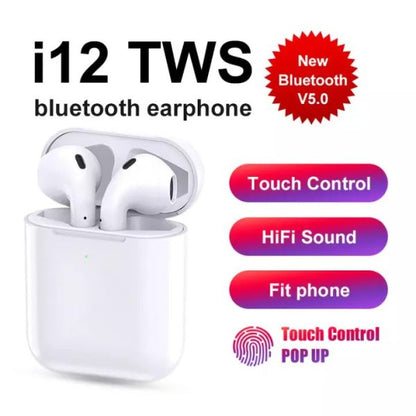 I12 Tws EarbudsTouch 5.0